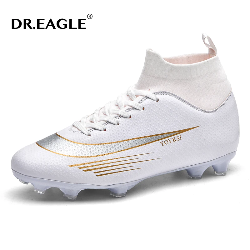 

DR.EAGLE Men Soccer Shoes Football Boots Sneakers High-Quality Non-Slip Outdoor Sport Training Shoes Chaussures De Football