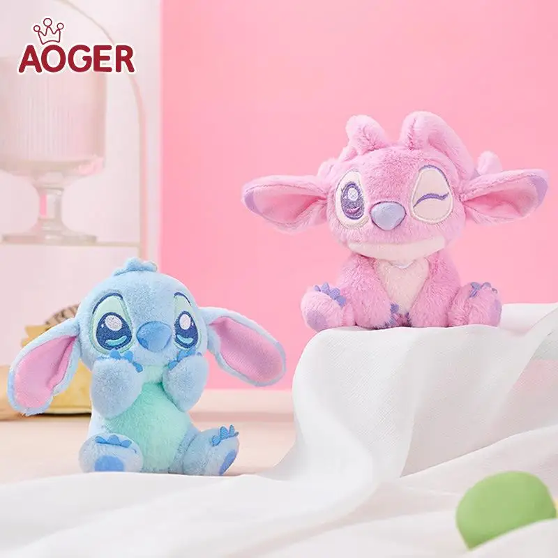 2025 Nieuwe Kawaii Stitch Cream Series Pluche Pop Cartoon Rugzak Hanger Sleutelhanger Creatief Festivalcadeau voor kinderen