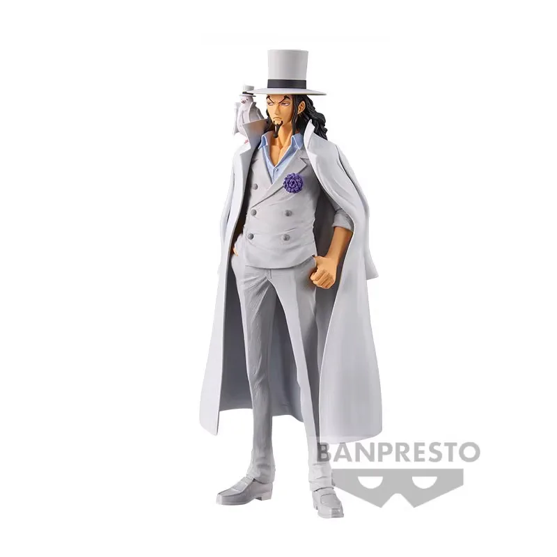 Bandai Original Banpresto Anime One Piece DXF Wanno Country 17cm Rob Lucci PVC Action Figure Collectible Model Toys