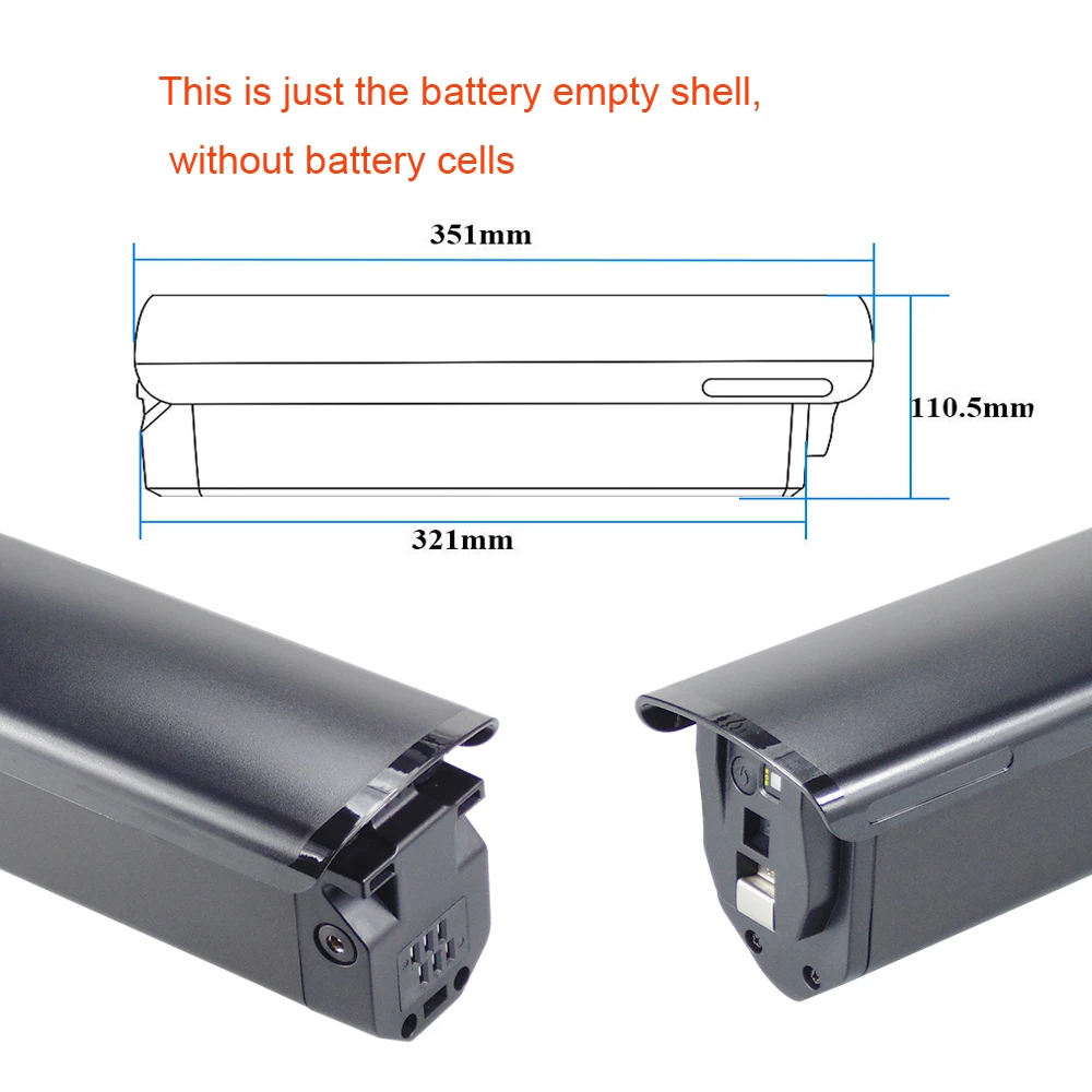 

36V 48V Battery bracket Ebike Battery Box for GIAMA MEIGI Fahrbike Bolt Raaks Starsfly e-bike battery box without battery cells
