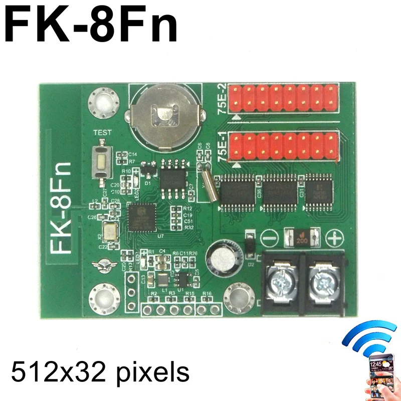 FK-8Fn FK-8F1A FK-8F1 FK-8F3 FK-8F4 Full Color LED-display Asynchrone RGB-controller Wifi LED-controlekaart met Hub75-poort