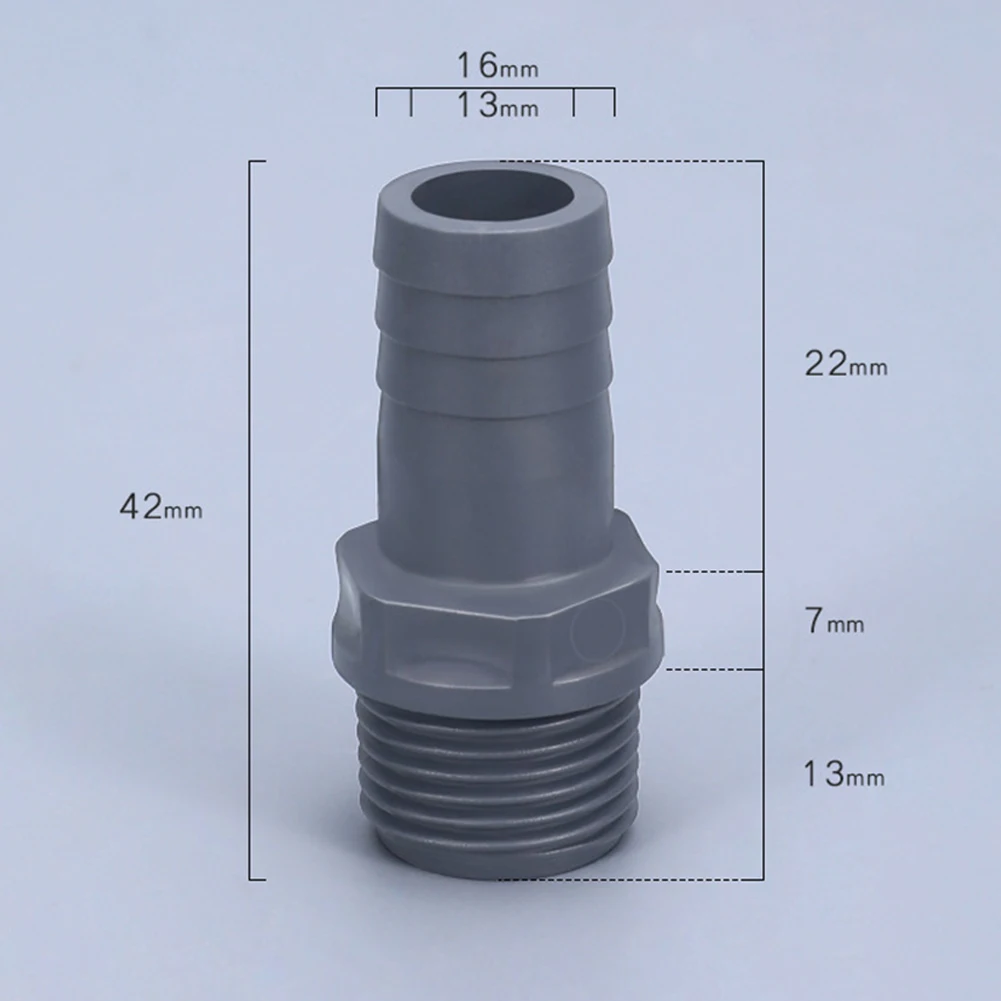 

Соединитель для шлангов, штуцер NPT, полипропиленовый адаптер для пруда и сада, герметичный, пластиковый
