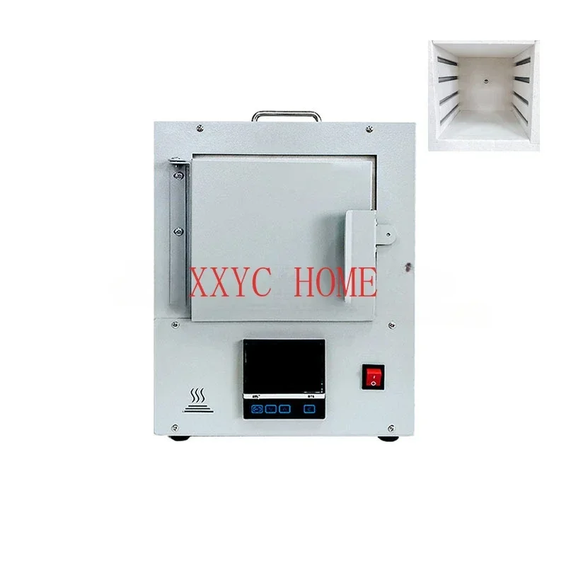 Laboratory Small Electric Furnace Dental Burnout Furnace 2KW Enclosed Ceramic Fiber Muffle Furnace Laboratory 1100℃