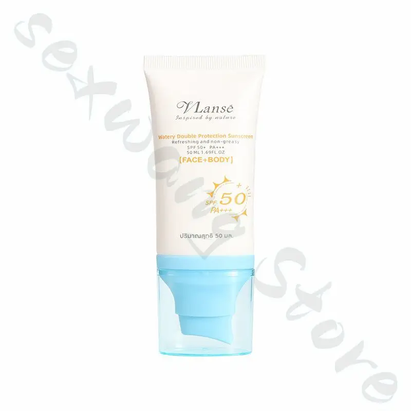High power sunscreen milk, refreshing, moisturizing, non-sticky, isolating UV rays, light and non-stuffy, repairing sunburn 50ml