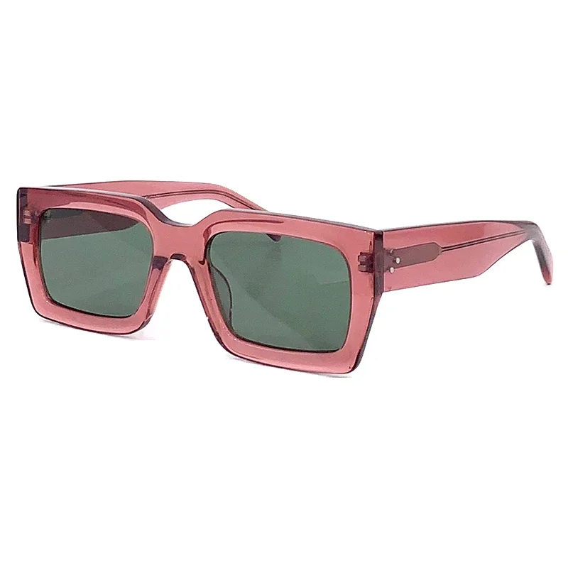 

2024 Square Sunglasses for Women Candy LIght Pink Color Frame Shades with Gradient UV400 Lens Eyewear with box