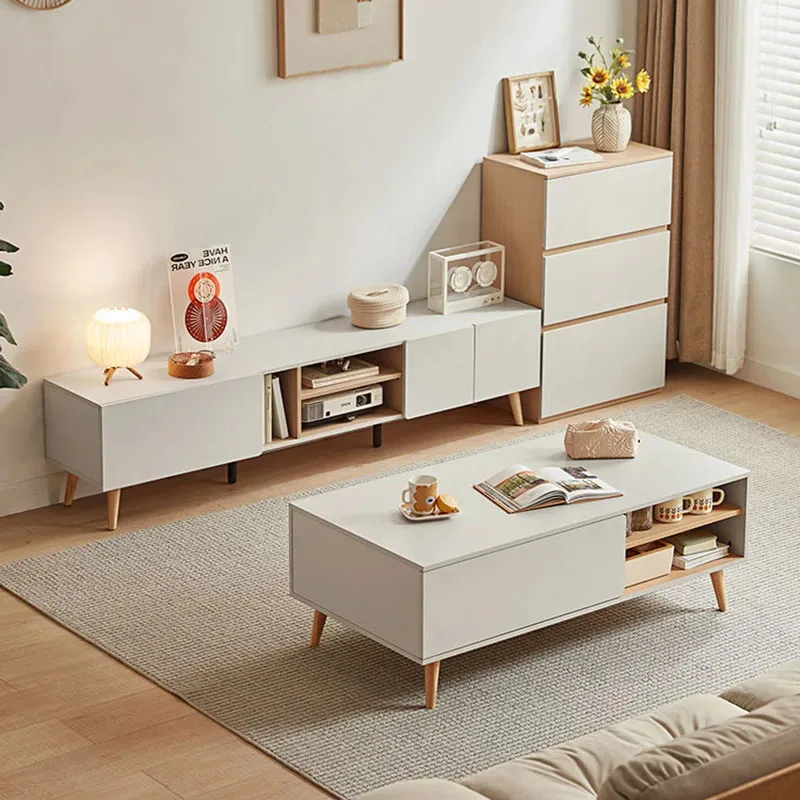 

Hotel Modern Wood Tv Stand Living Room Bedroom Floor Nordic Table Simple Coffee Stands Center Meuble Cuisine Salon Furniture