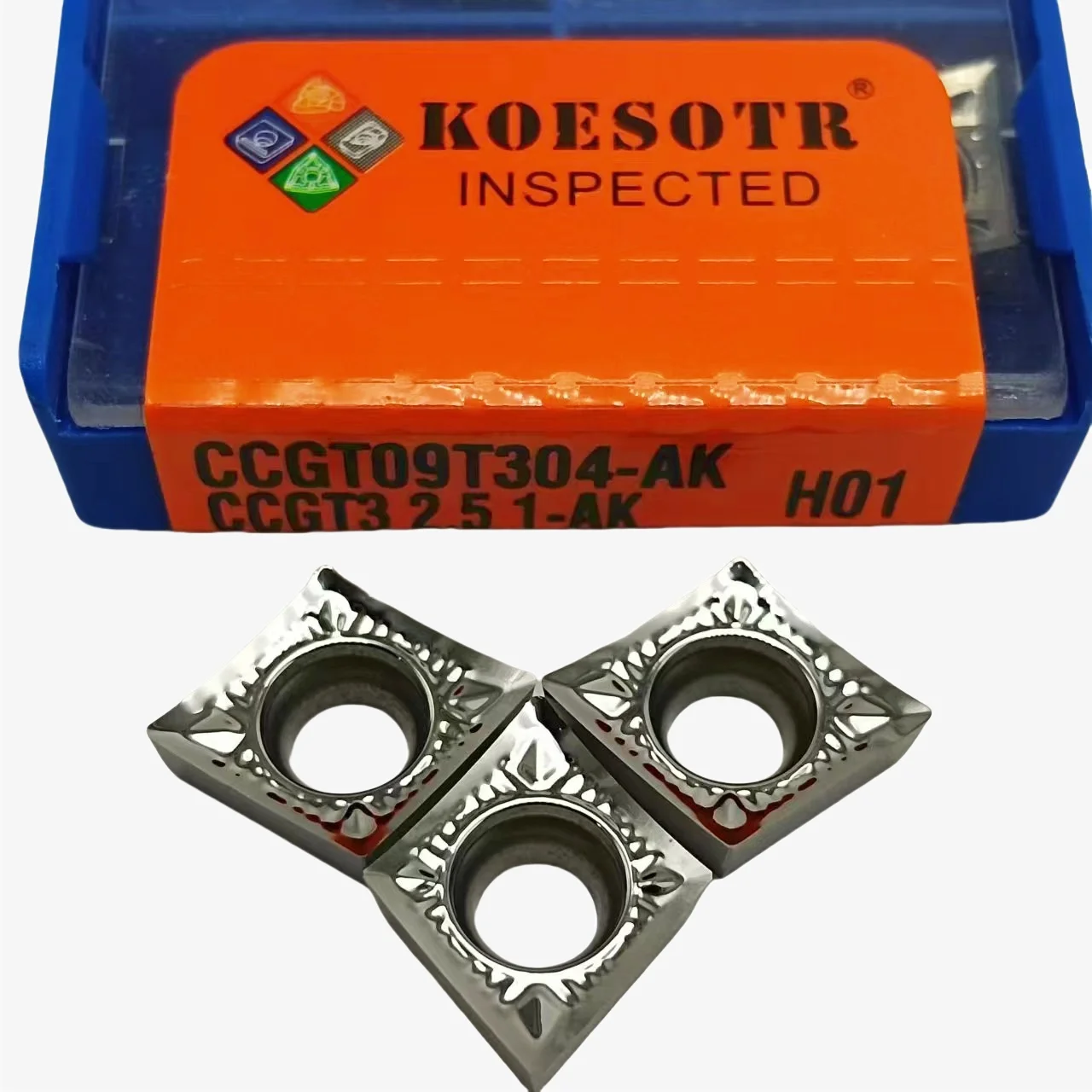 10ชิ้น CCGT09T304 AK H01 CCGT09T302 CCGT09T308 H01อะลูมินัมอัลลอยใบมีดเครื่องมือกลึง CNC ทองแดงอะลูมินัมอัลลอยไม้ ccgt