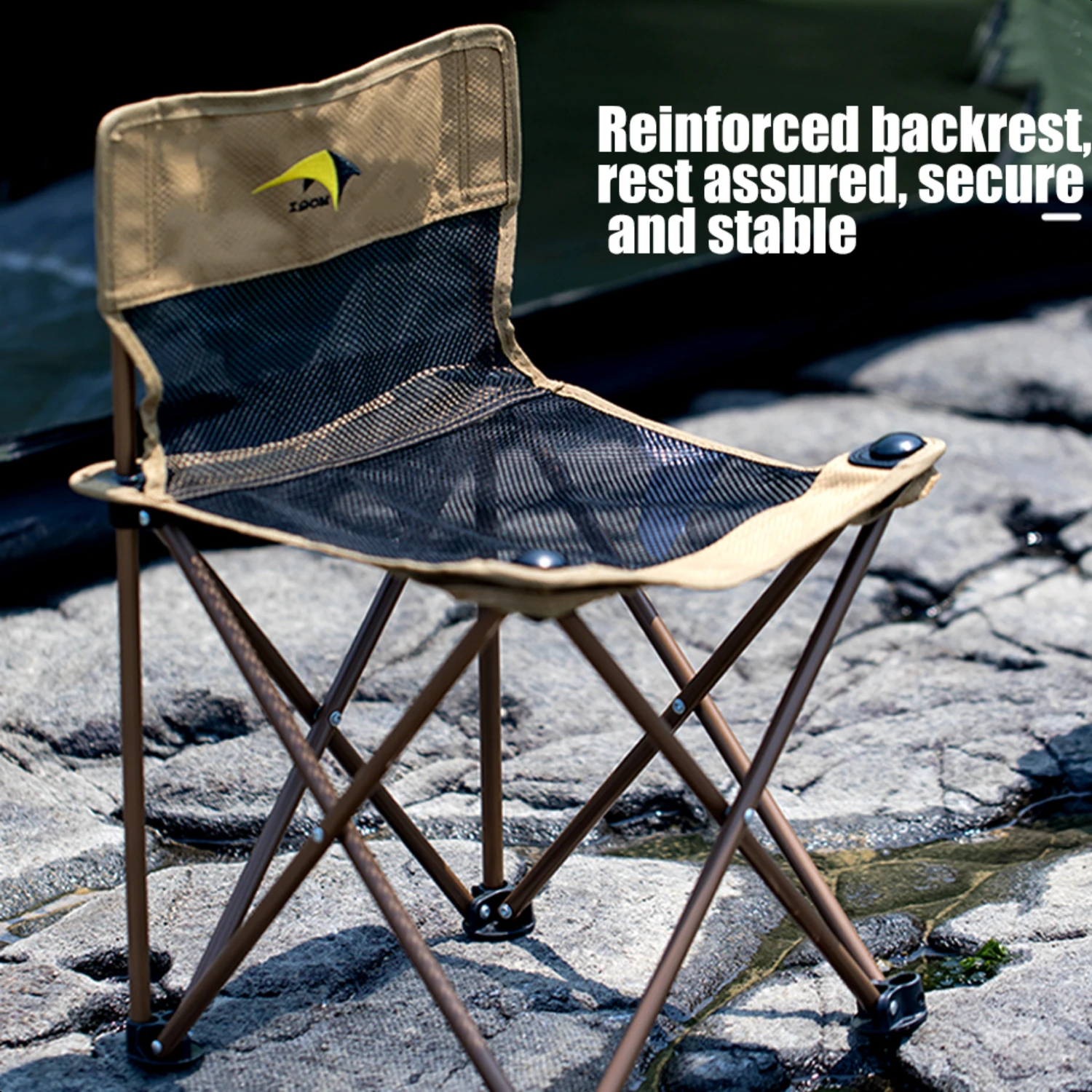 Compact, Ultralight and Portable Foldable Camping Chair - Ideal for Hiking and Beach Excursions. Perfect for Backpacking, Outdoo