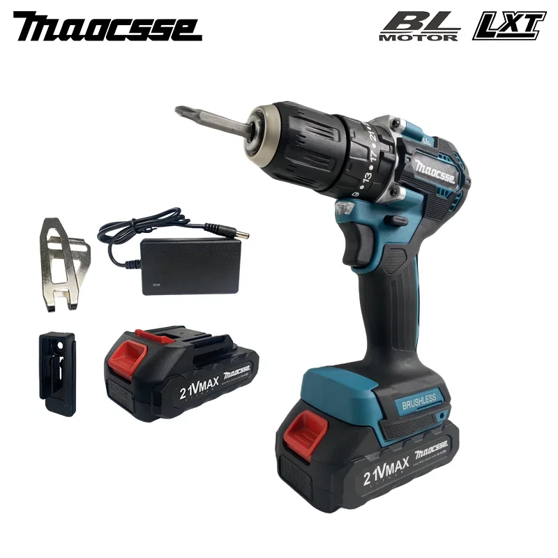 DDF487 brushless electric drill, suitable for five-rope impact drill of decoration team uses Suitable for Makita 18V battery