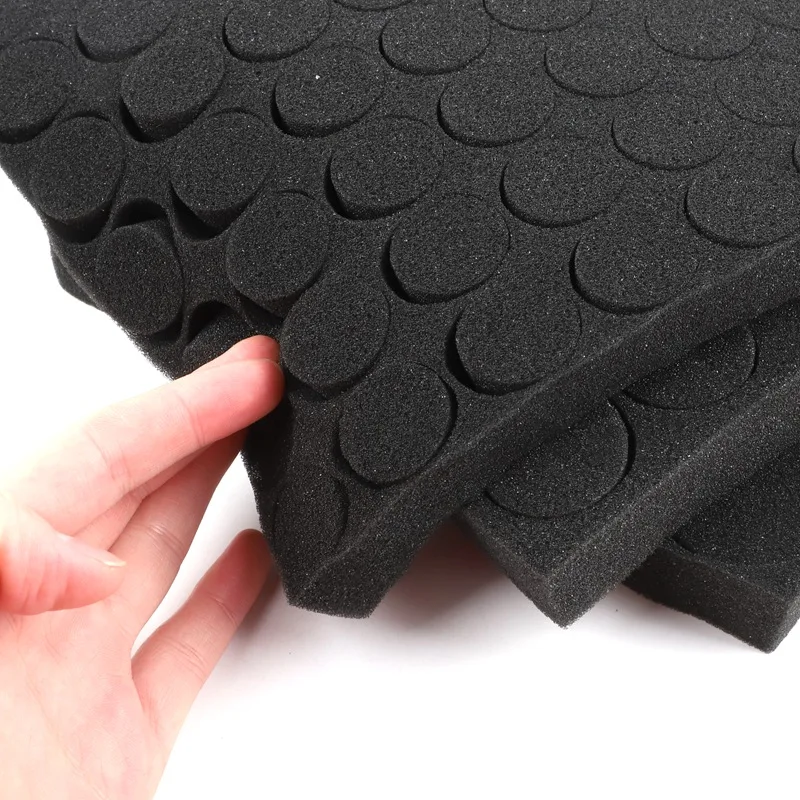 20/100Pcs Black Hydroponic Sponge Garden Vegetable Soilless Cultivation Growing Media Sponge Hydroponic Baskets Planting Sponge