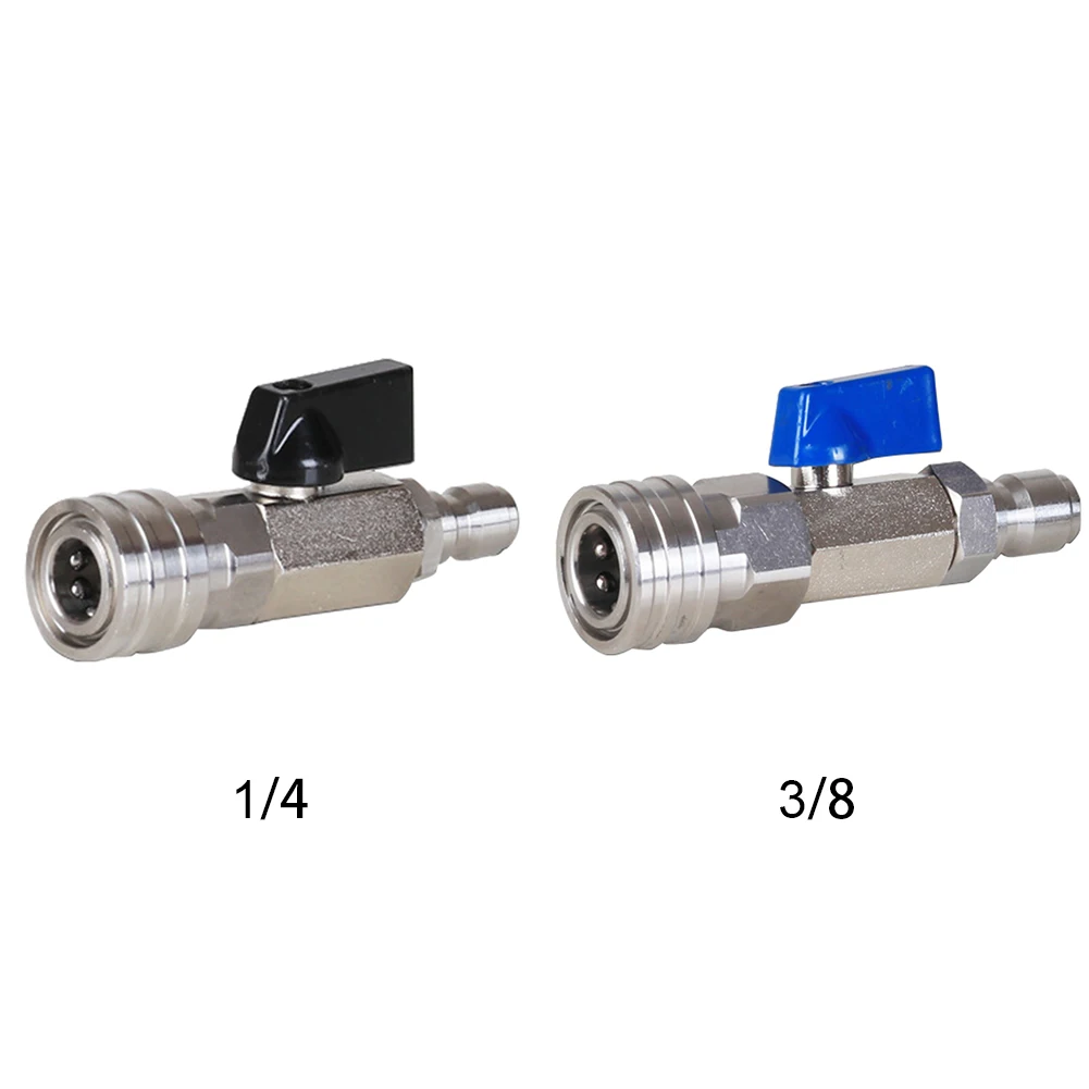 High Pressure Washer Ball Valve Kit with 3/8 Or 1/4 Inch Quick Connector Quick Connect Ball Valve for High Pressure Wash Machine