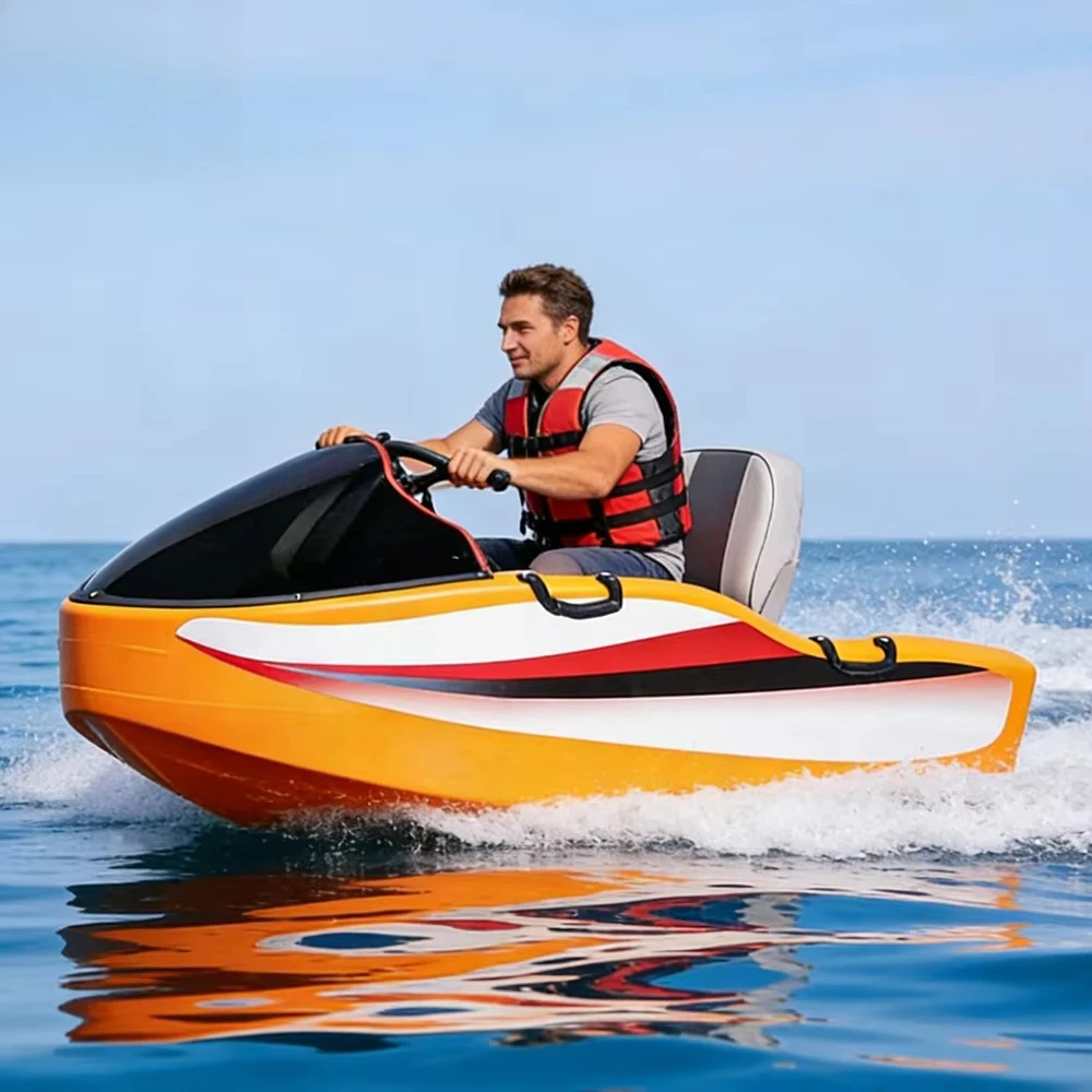 Tongcai High Quality Customized Mini Electric Wave Jet Boat Personal Water Ski and Surf Jet Boat for Rowing