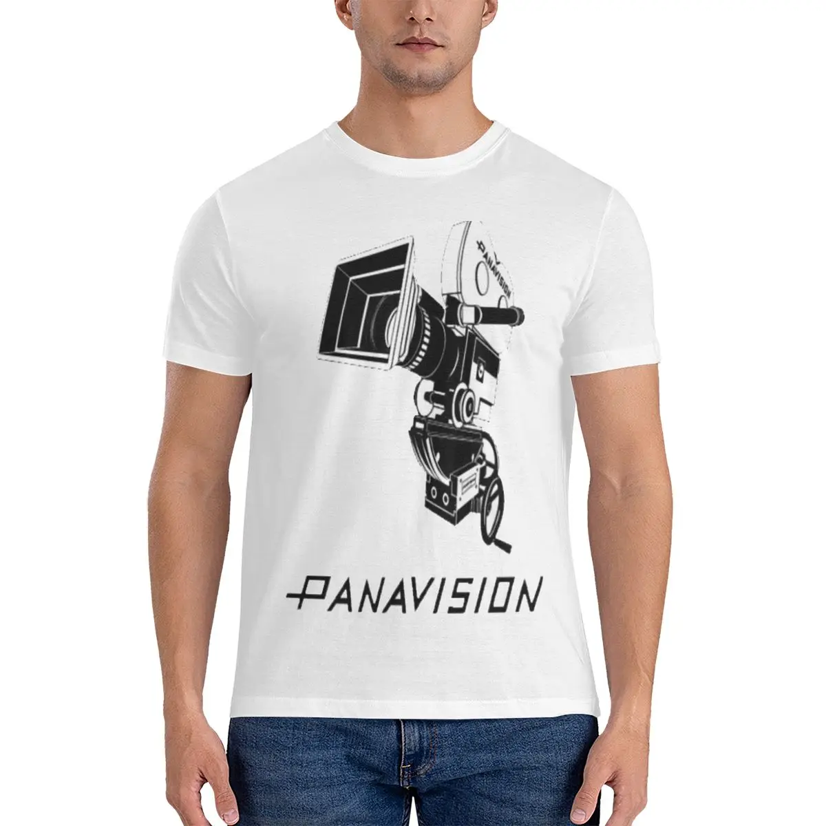 Panavision Vintage T-Shirts Cotton Men'S T-Shirts New T-Shirts Women'S Tops Sweat-Absorbent Short Sleeves