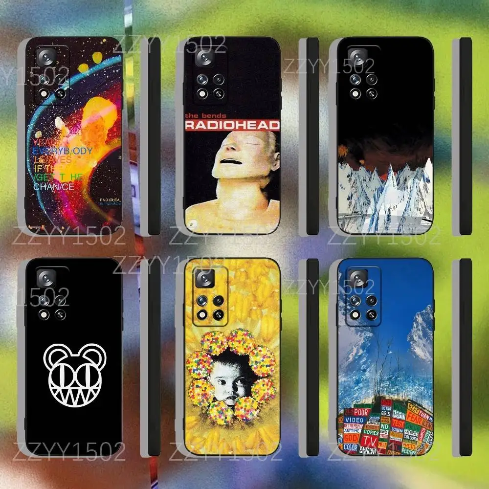 

R-RadioheadS OK Computer Phone Case For Samsung S25,S24,Ultra,S20,S30,Plus,S22,S23,Ultra,Plus,5G Soft Black