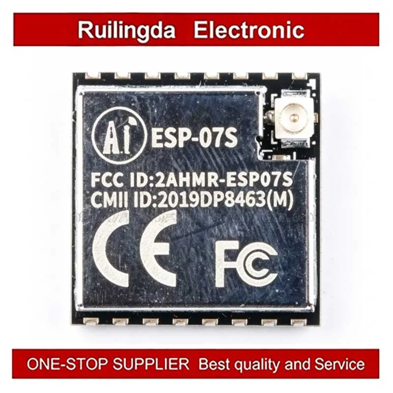 Industrial Grade Low Power ESP8266 Serial to WiFi Module ESP-07S for IoT Applications
