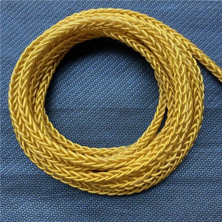 7N single crystal copper gold-plated copper wire 8-strand braid 392 core OD: 5.5MM