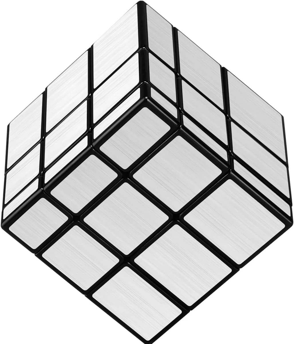 ShengShou 3x3 magiczna kostka lustrzana profesjonalne 3x3x3 złote i srebrne cubo magico Puzzle szybkie klasyczne zabawki edukacyjne