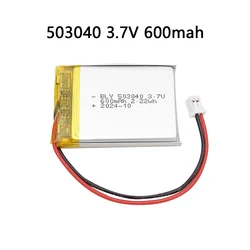 100% Real Capacity 503040 3.7V 600mAh Polymer Lithium Rechargeable Battery for GPS Navigator Bluetooth Headset PS4 Controller