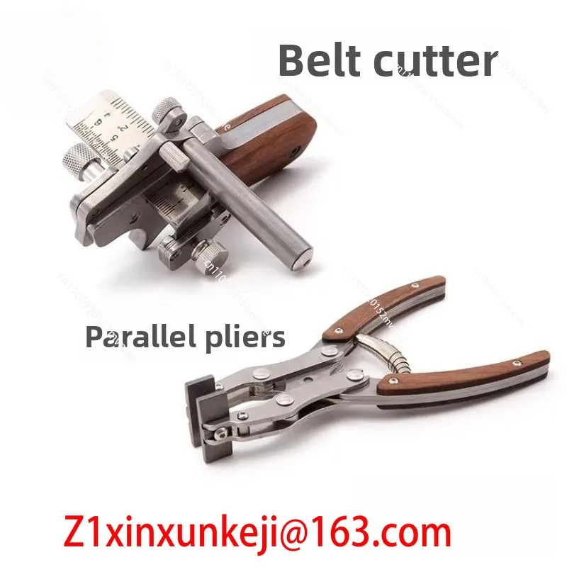 Belt Cutter, DIY Leather Cutting Tool, Stainless Steel Parallel Pliers, Leather Art Coil Spring Pliers