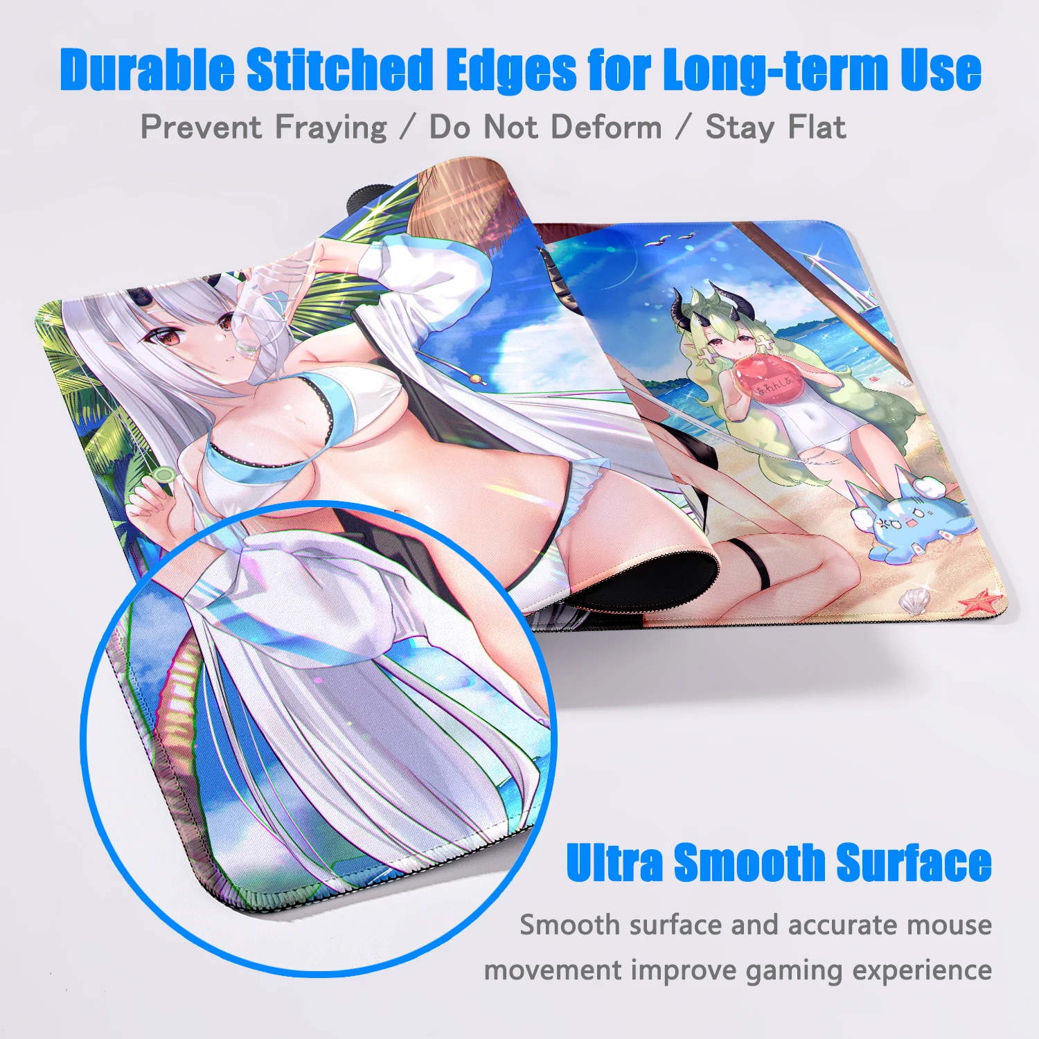 Desktop games Epic Seven  Anime electronic sports Table mat Lock edge Locking Computer Office High definition printing Mouse Pad