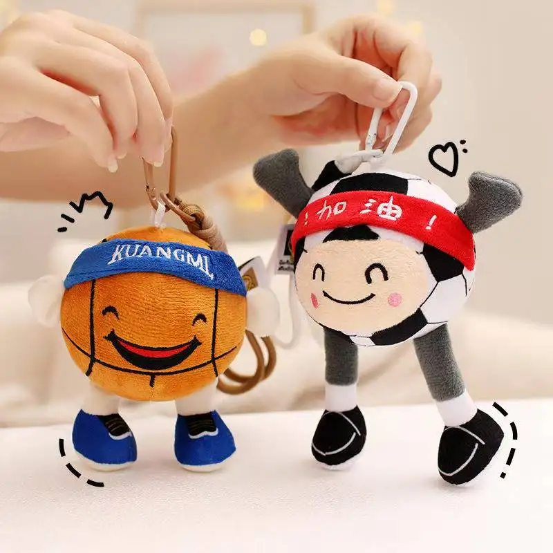 Latest Basketball, Football, Backpack Pendant, Keychain, Kawaii Stuffed Plush Toy Doll, Cartoon Anime Cute Gift for Girlfriend