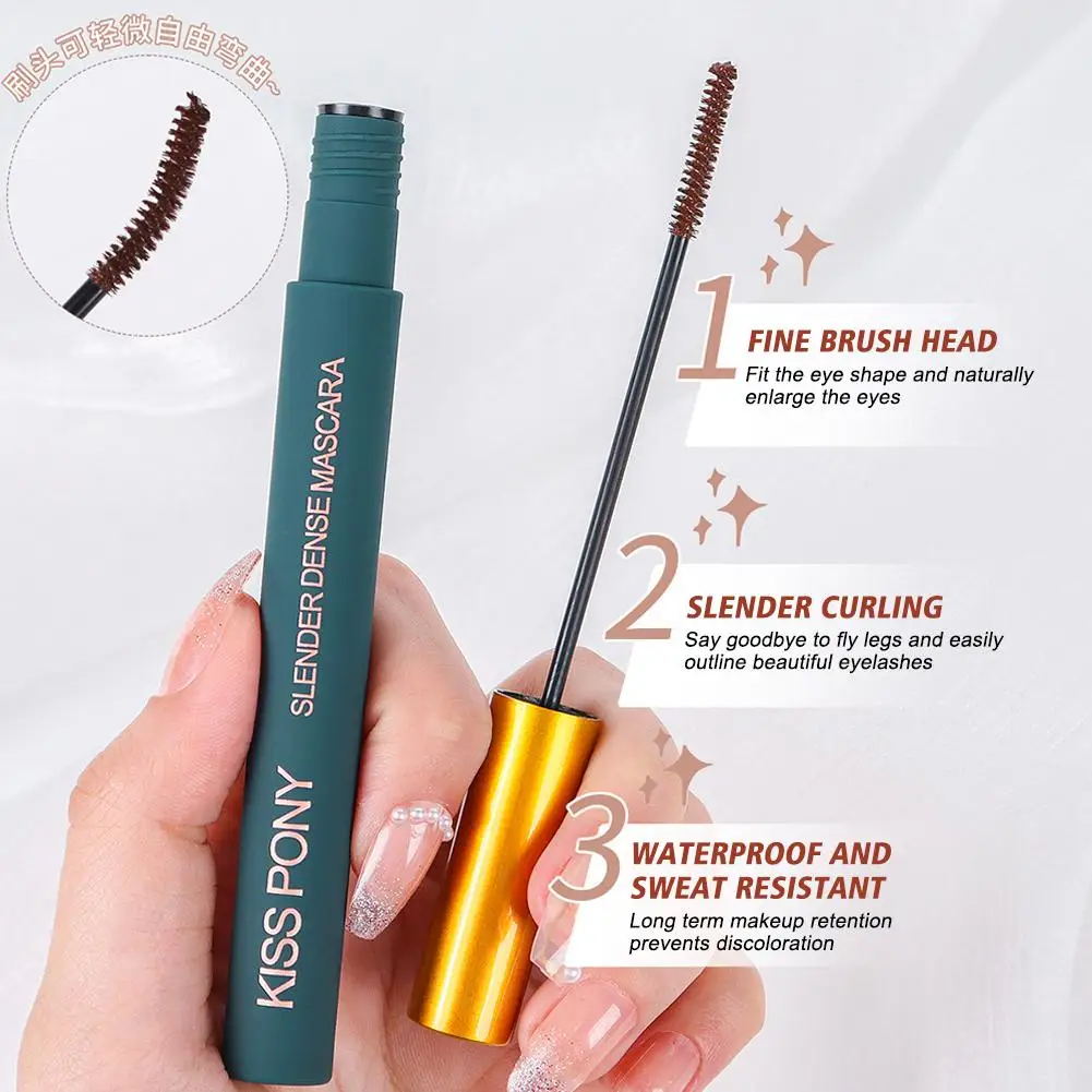 Kleurrijke Magische Kleur Skinny Mascara Waterdichte Eye Lash Curling Volume Zijde Vezel Wimper Mascara Dropshipping