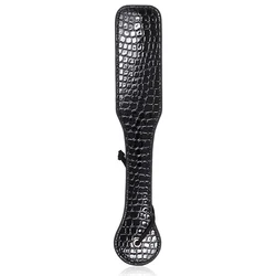 PU Couro Snakeskin Padrão Spanking Cavalo Chicote, Bat Equestre, Pá Equestre, 32 centímetros