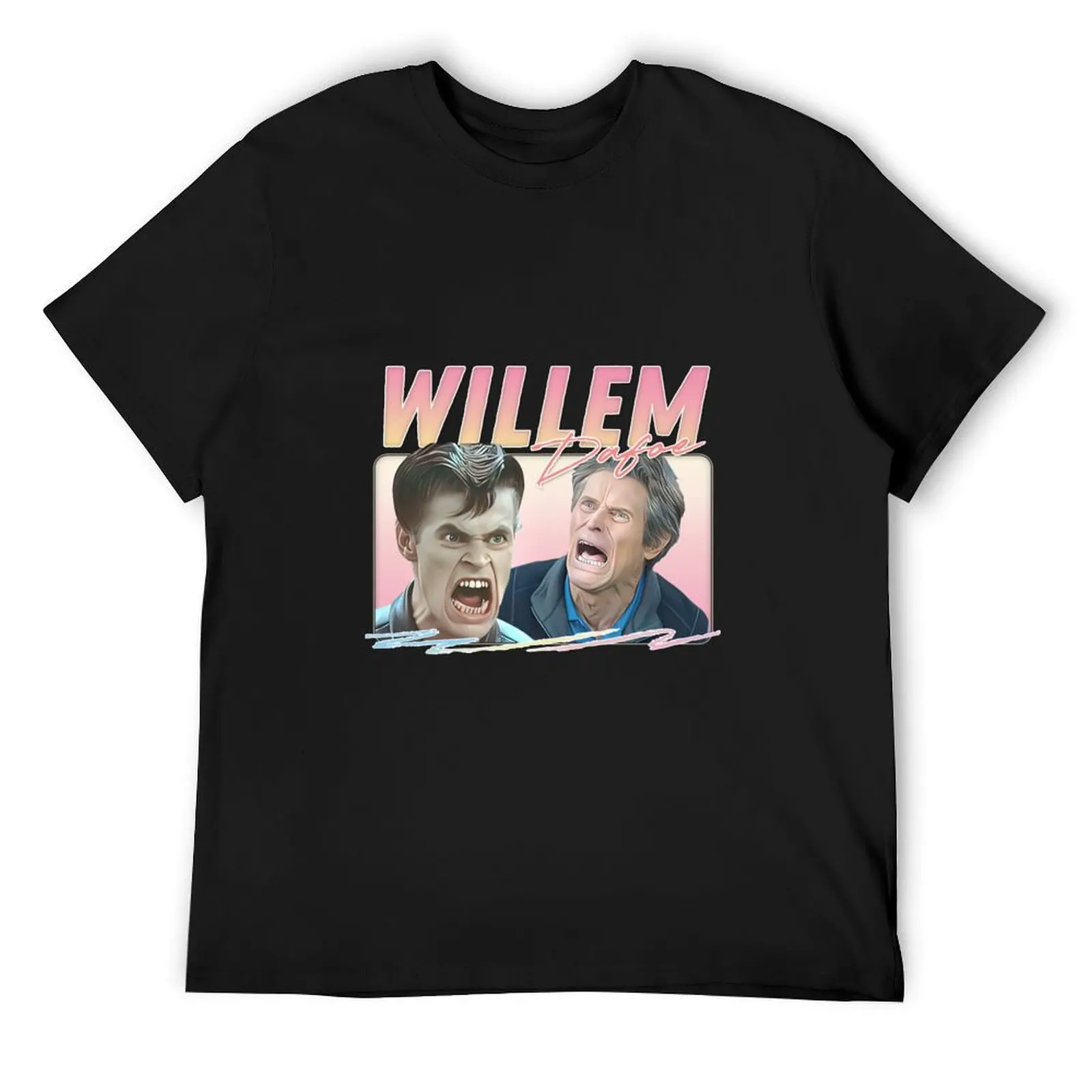 

Willem Dafoe T-Shirt Blouse oversizeds sports fans customizeds mens vintage t shirts