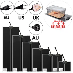 Terrarium dla gadów poduszka elektryczna z regulowanym przełącznikiem temperatury komfort termiczny dla drobiu zwierząt gospodarskich amphian ue US UK AU Plug