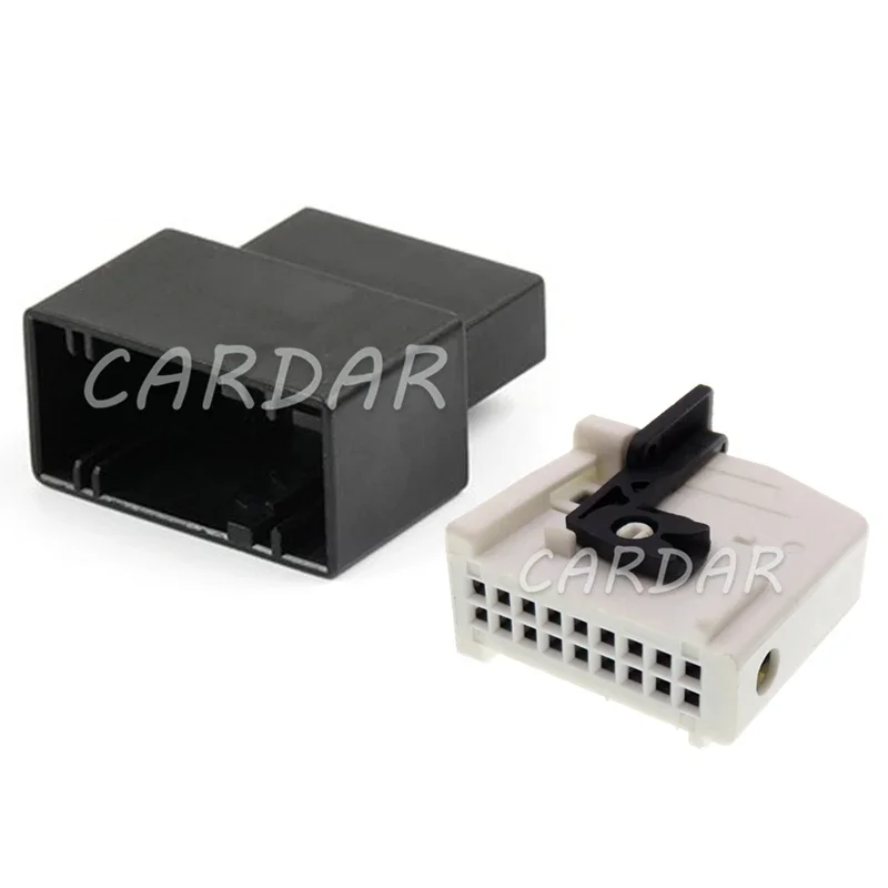 

1 Set 18 Pin Car Plastic Housing Unsealed Wire Connector AC Assembly 1379100-2 Miniature Automotive Socket 2-967416-1 2-965777-1