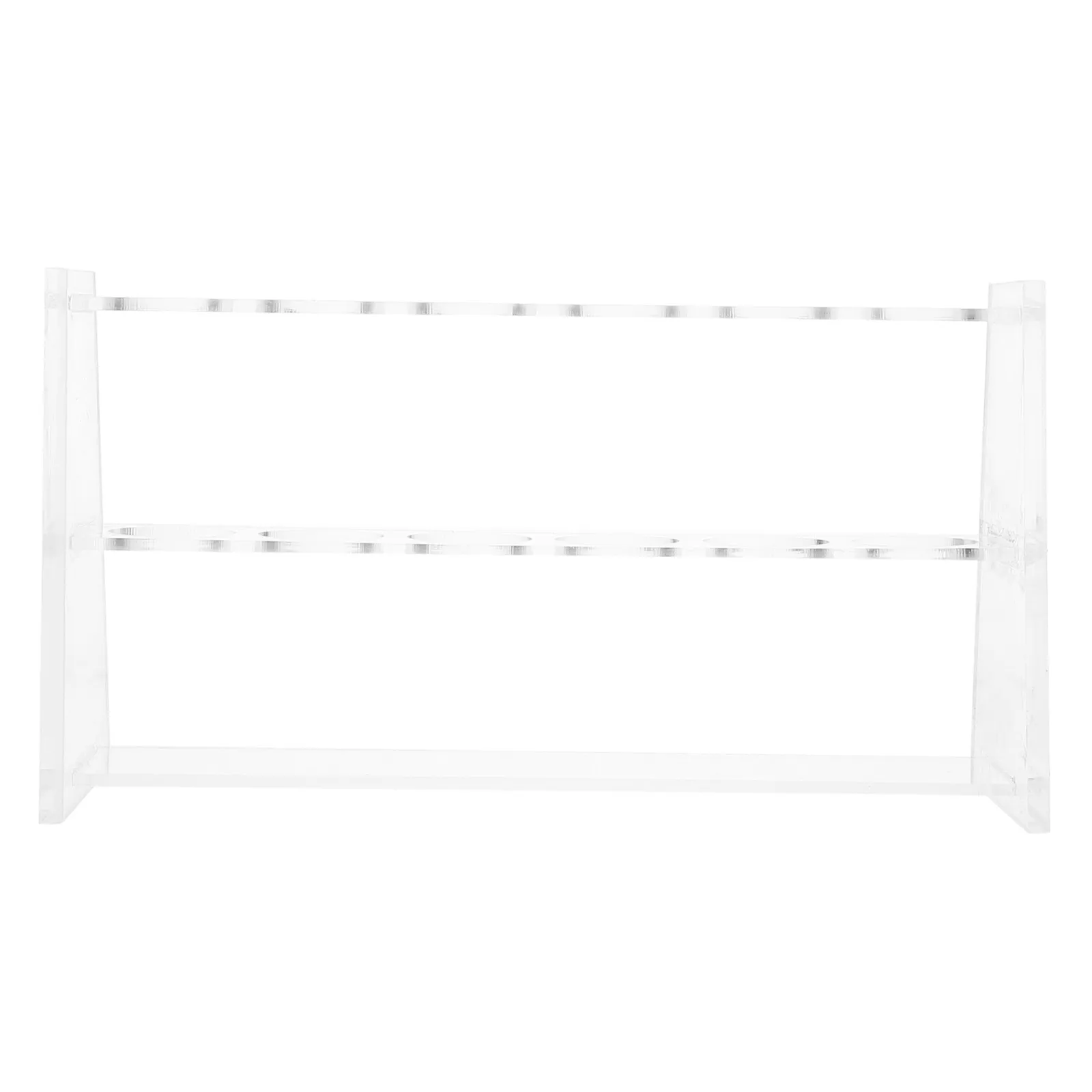 Test Tube Rack Acrylic Holder 6 Holes Laboratory Storage Organizer Reusable Sampling Tubes Display Stand Scientific Experiment