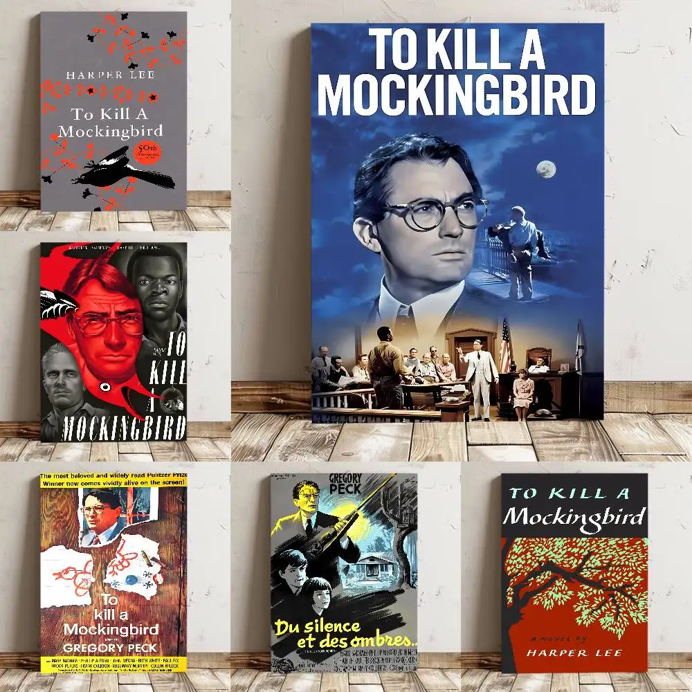 Film To Kill A Mockingbird Poster, hochwertiger Druck, wasserdicht, Wandkunst-Aufkleber für Bar, Wohnzimmer, Dekor, Geschenk