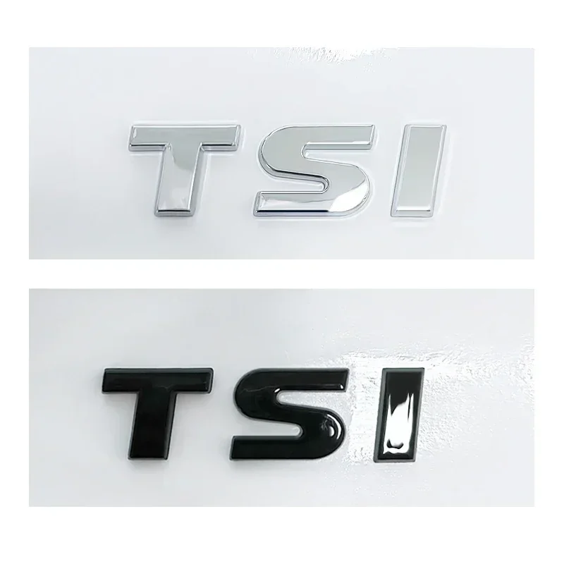 ABS TSI Logo emblema de carrocería de coche insignia de maletero trasero pegatina para VW Golf Passat Jetta Touareg Scirocco Beetle Vento Sagitar CC Polo