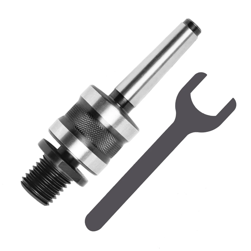 Carpintaria ao Vivo Tailstock Chuck Adaptador para x 8tpi Rosca com Morse Taper Montagem…