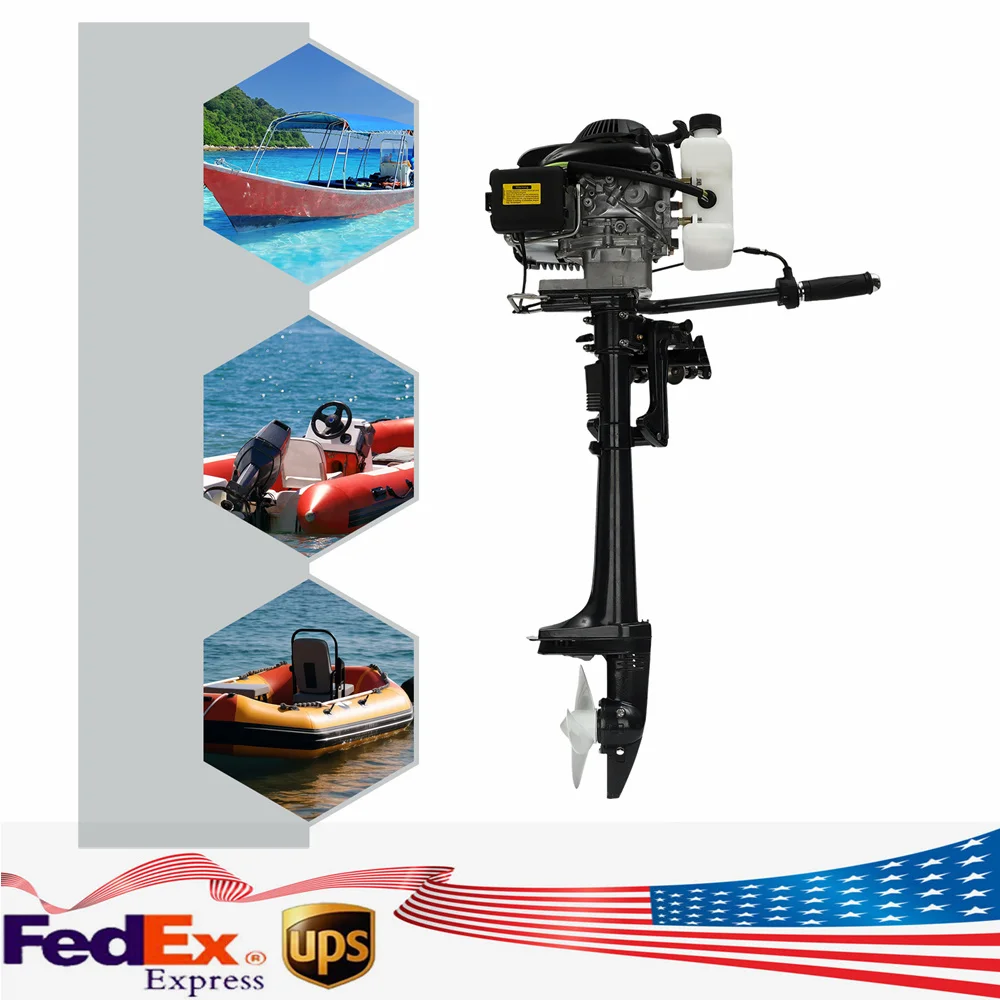 

3 HP Outboard Motor Fishing Boat Engine Trolling Motor Heavy Duty Outboard Motors for Fishing Aquaculture Outdoor Boat Engine