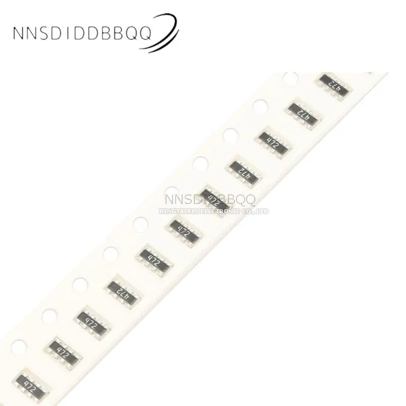 100PCS 0603 SMD Resistor Network 100K120K150K200K220K300K330K470K510K680K 1M Resistor Packs