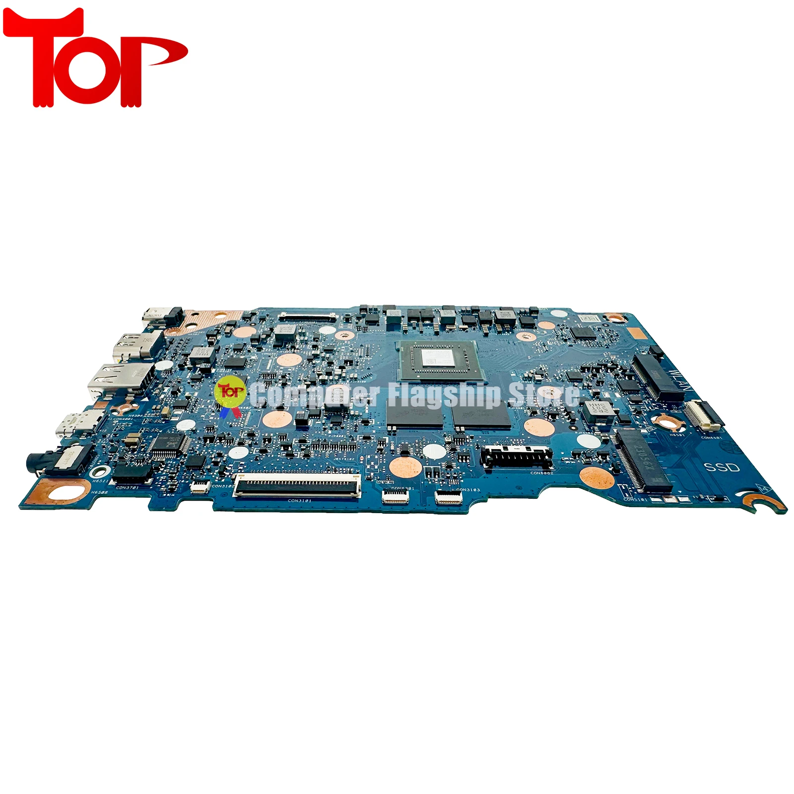 Imagem -03 - Mainboard para Asus E1404f L1404fa R1404fa E1504fa L1504fa R1504fa E1504f Laptop Placa-mãe r3 r5 Ram4gb 8gb 16gb E1404fa