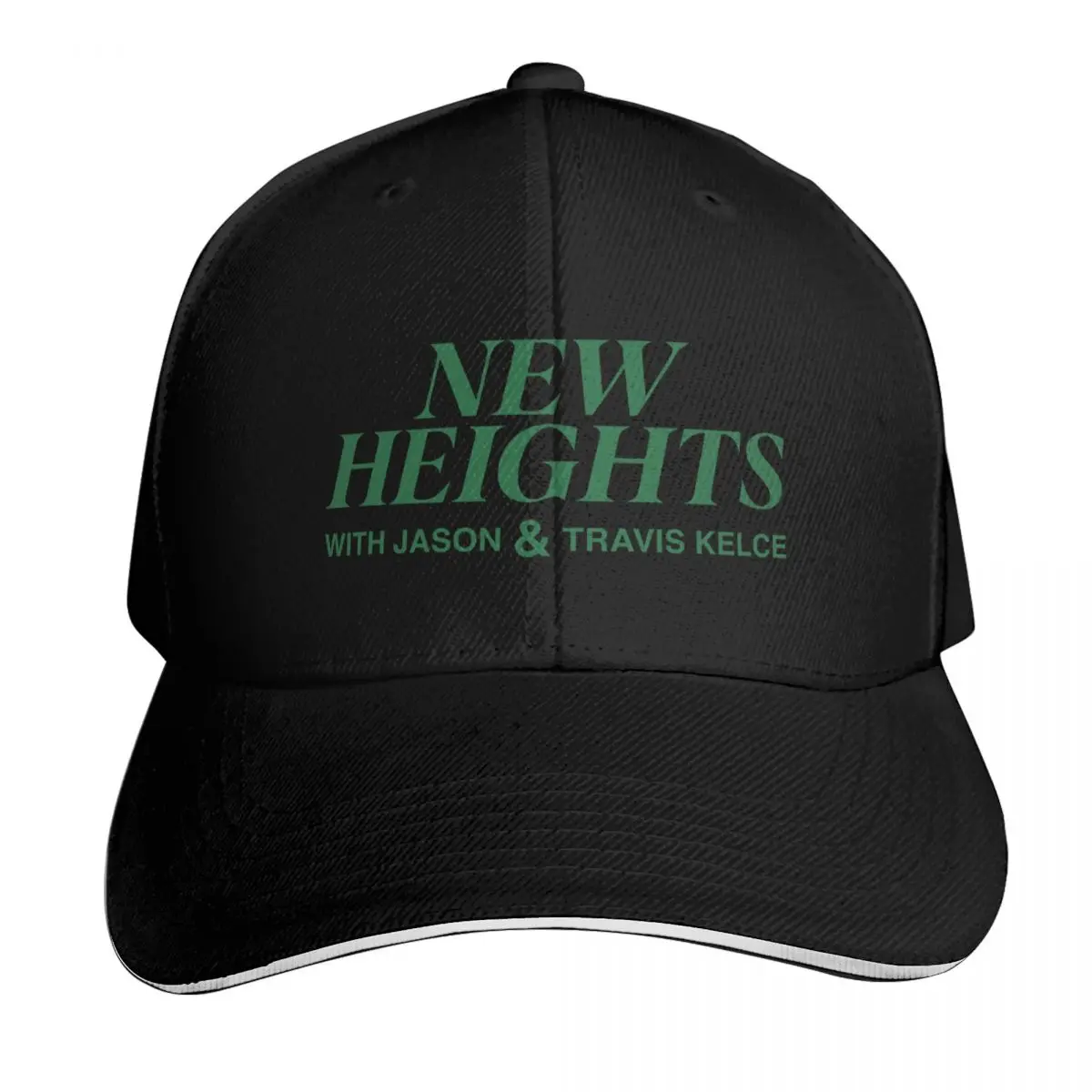 New Heights Merch New Heights Podcast Baseball Cap Streetwear Hip Hop Trendy Vintage Retro Embroidered Lightweight Packable