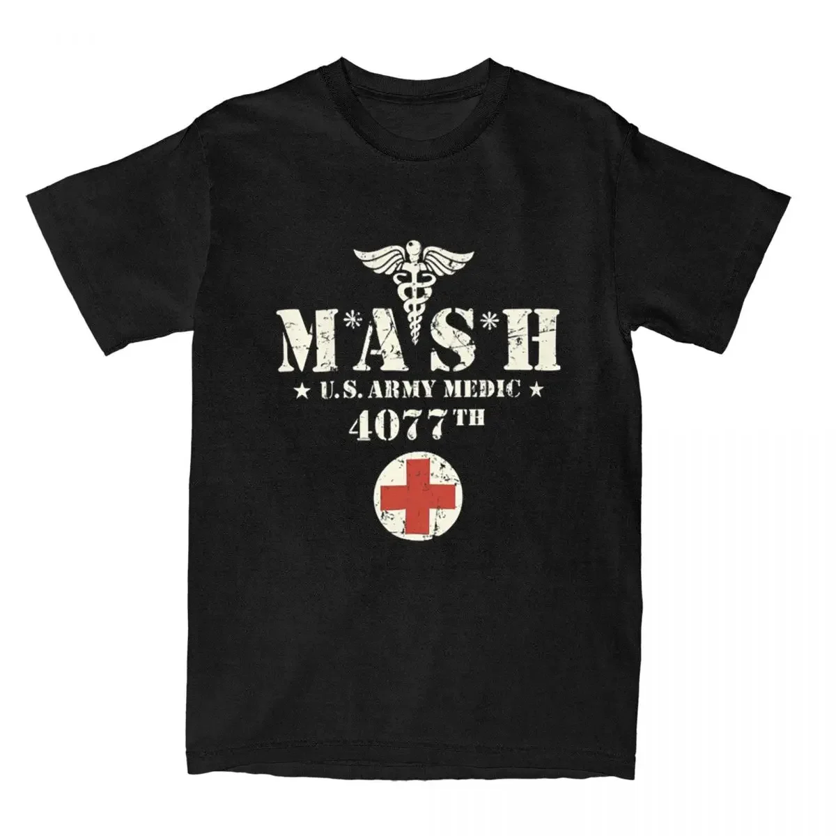 Men Women Mash 4077 Us Army Medic 4077th Shirt Merch 100% Cotton T-shirt Clothes Streetwear Tees All Seasons