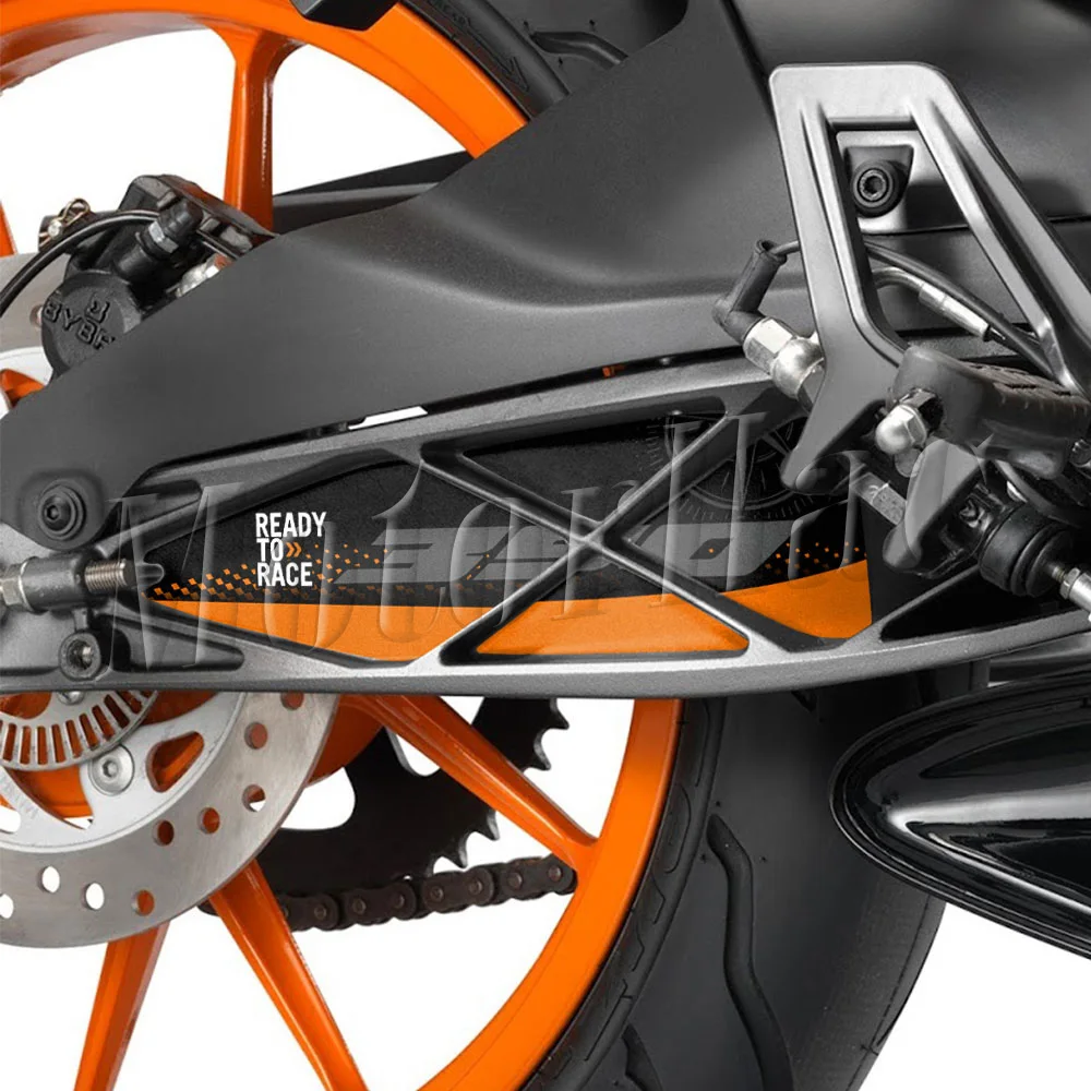 Für Duke 390 250 125 2017-2023 2022 Motorrad-Schwingen-Aufkleber-Set Drehwellen-Schutz-Aufkleber Zubehör Wasserdicht – Detail 1