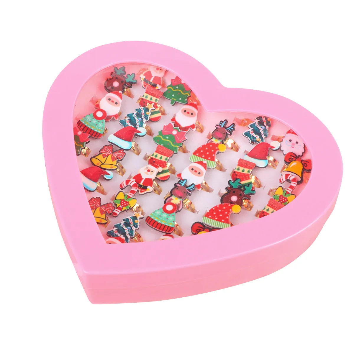 36 PCS Bulk Rings Kids Jewelry for Girls Play Fake Finger Childrens Party Favors Decorative Toys