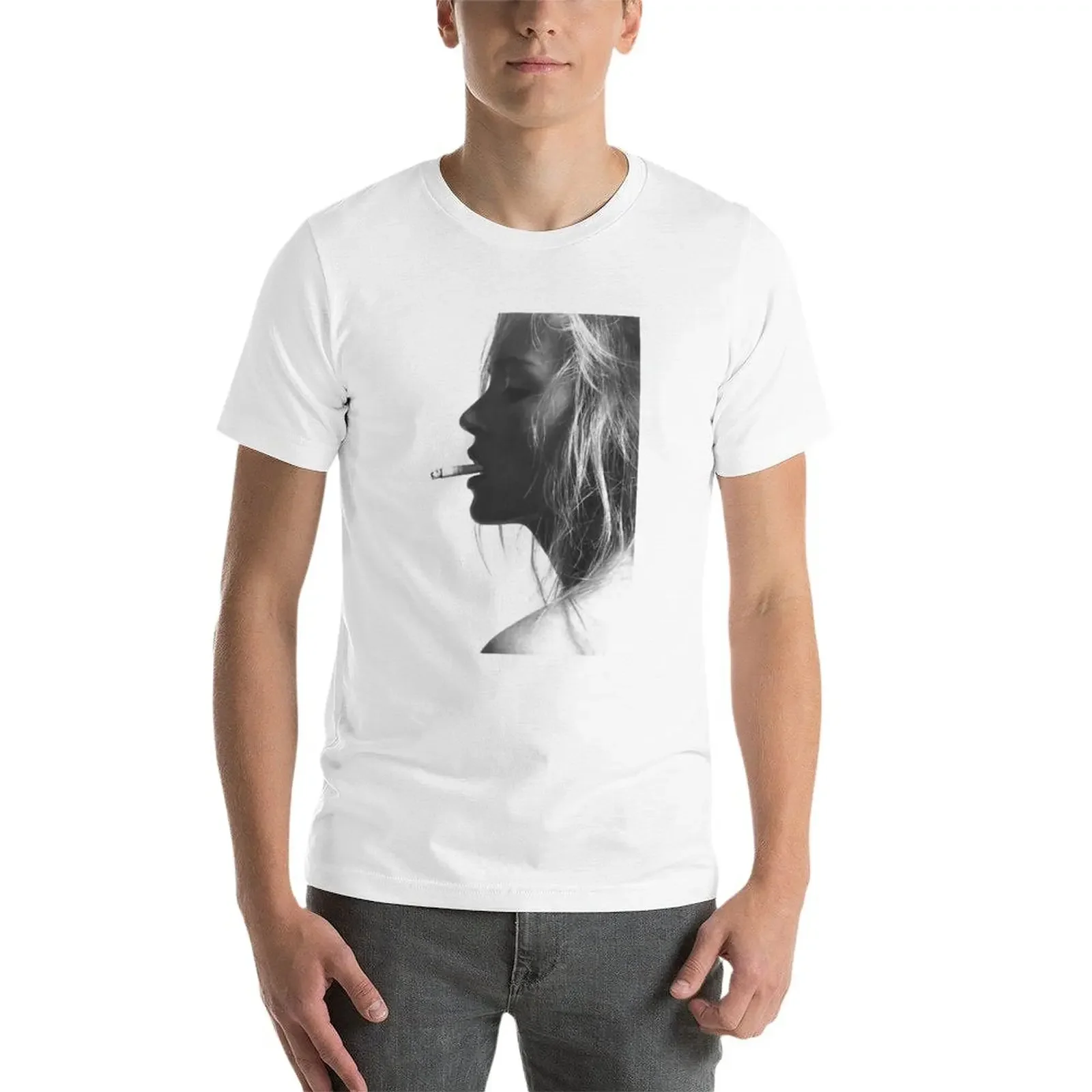 New Kate Moss- Cigarette Vintage Premium T-Shirt Short sleeve cute clothes aesthetic clothes T-shirt