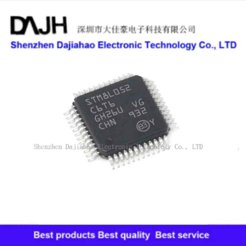 2pcs/lot STM8L052C6T6 STM8L052  qfp48 ic chips in stock