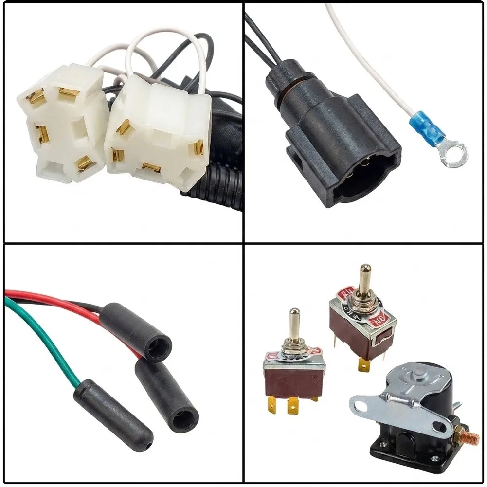 Replacement For Toggle Switch Harness with Solenoid Valve and 2x Angle Switches for Meyer For E47 For E46 Plows