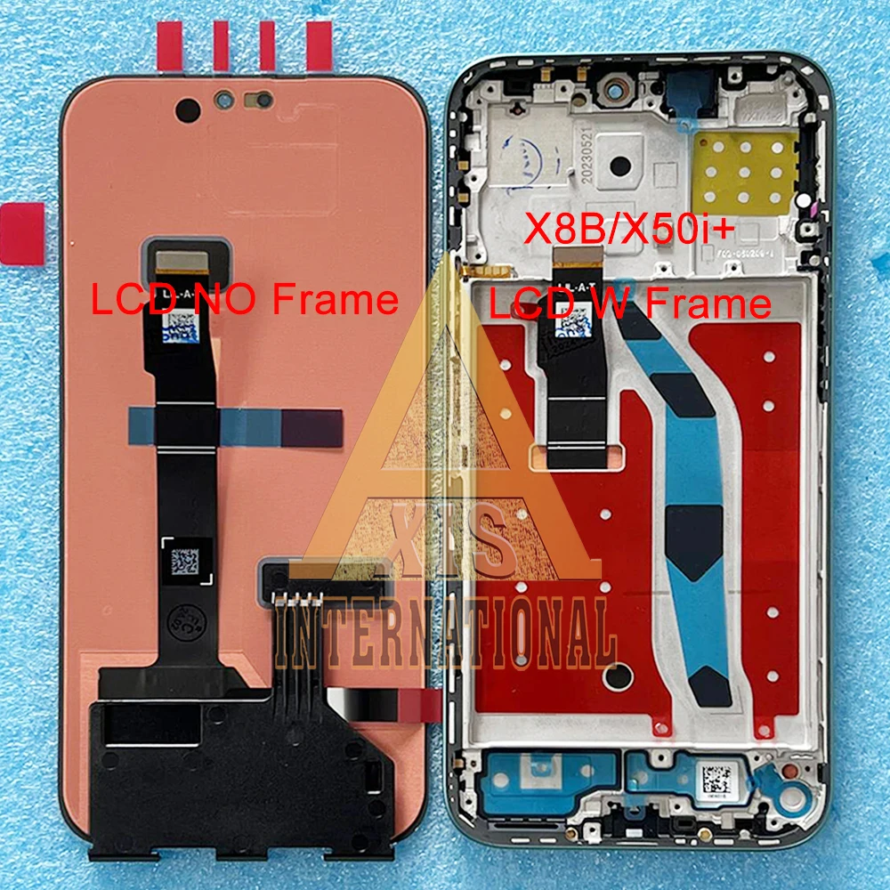 Original AMOLED 6.7'' For Huawei Honor X8b Display LLY-LX1 LCD Screen Frame Touch Digitizer For Honor X50i+ LCD LLY-AN00 Display