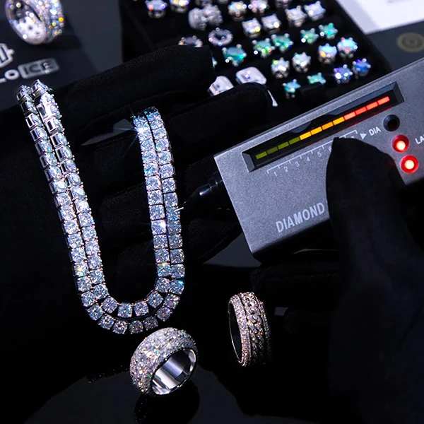 ICEBLING 5mm モアッサナイト テニス ブレスレット シルバー925 D