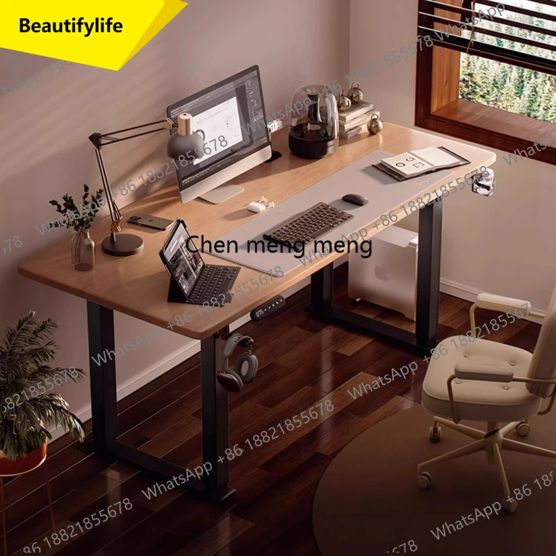 

A48 черный роскошный компьютерный стол середины века Минимализм Элегантный творческий подъемный стол современная мода Игровая мебель escritorio