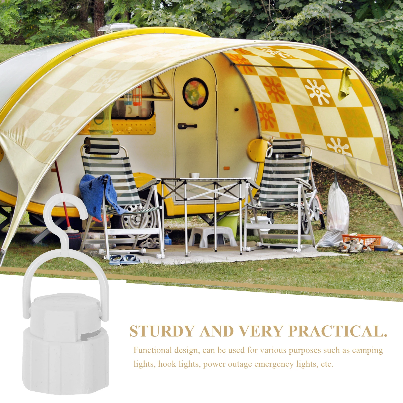 

10 pcs To E27 Led Holder Emergency Bulb Camping Light Hook Rechargeable Portable Lamp Holder Light Bulb Fixture Socket