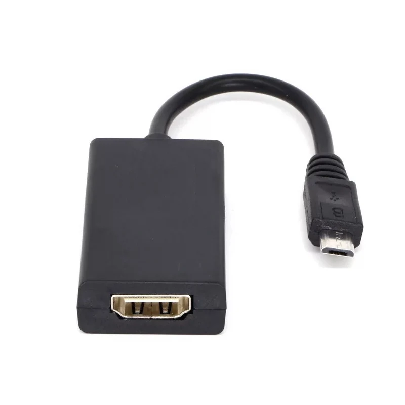 Micro USB 5Pin to With HDMI Converter for MHL Dongle Android Smart Phone to HDTV Projector Monitor1080P Video Extend Adapter