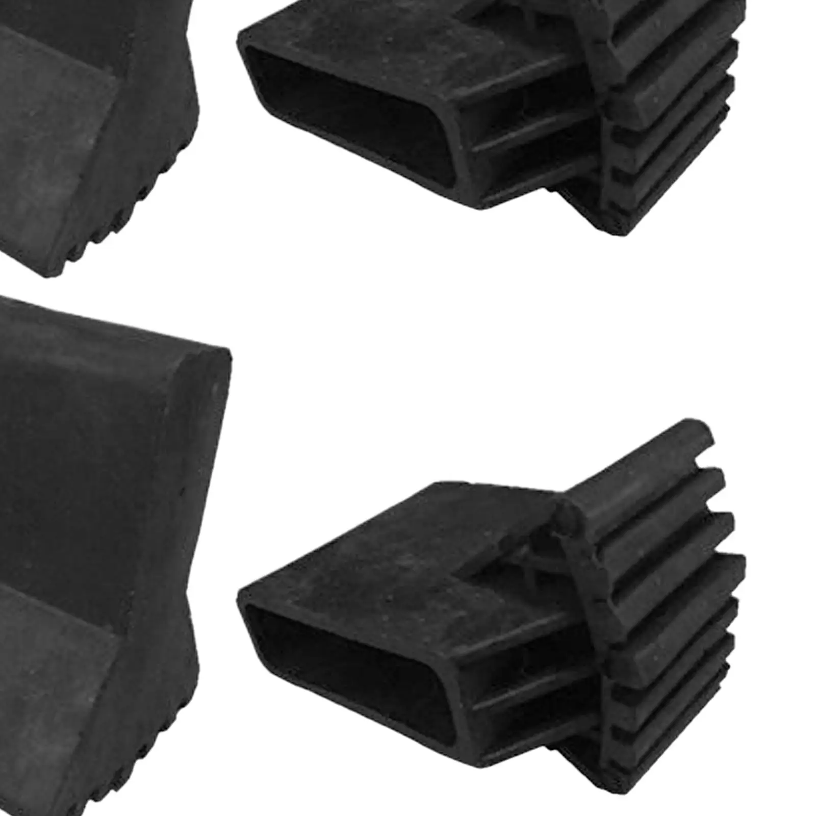 4Pcs Ladder Feet Covers Extension Ladder Parts Extension Ladder Crossbar Easy to Install Portable Replace Ladder Accessories